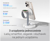 Silver Monkey Core MagCharger 3in1 Biała - 1487257 - zdjęcie 4